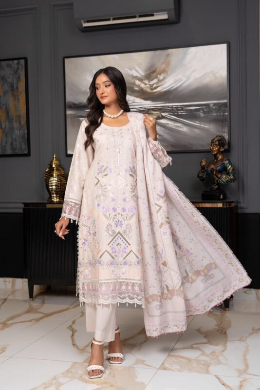 Ifzah Midnight Elegance Lawn Suit