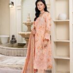 Haniya Midnight Flora Lawn Set