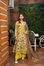 Ojala Floral Symphony Frock & Shirt Set