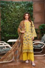 Ojala Floral Symphony Frock & Shirt Set