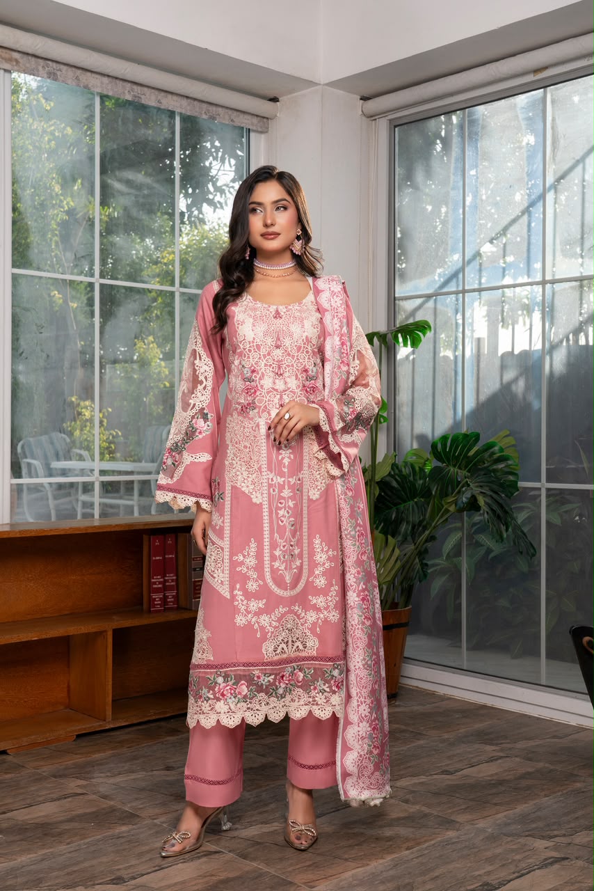 Nisa Dhanak – Vol. 12 Munira Designer 1 Nisa – Floral Elegance - Image 1