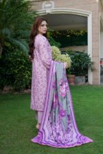 Aneela Floral Grace Dhanak Suit - Image 2
