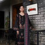 Sehar Black Floral Majesty